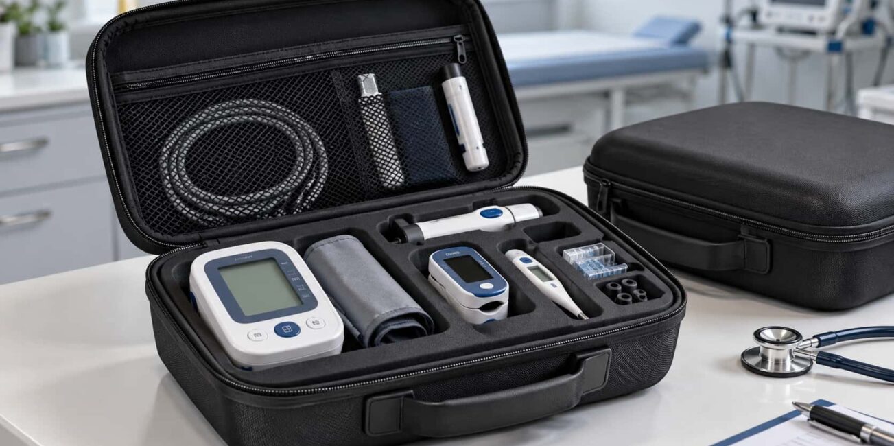 Case de EVA para equipamentos médicos protege no transporte?