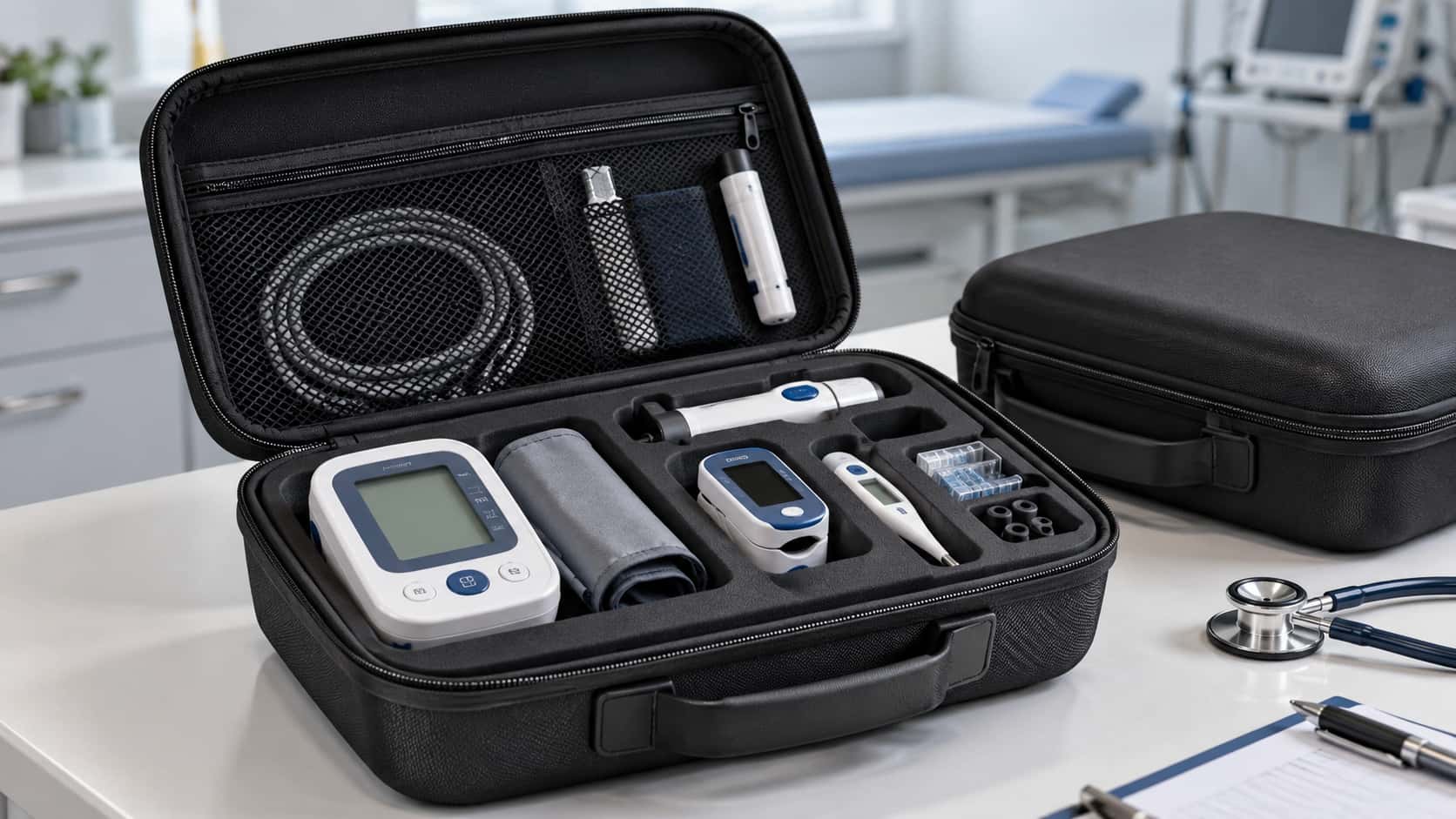 Case de EVA para equipamentos médicos protege no transporte?